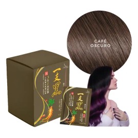 10 Shampoo Tinte Instantaneo 15min Cubre Canas Jengibre                                                                                               