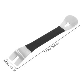 Operitacx Stainless Steel Crowbar Tool for Car Panel Installation Removal Pry Bar for Automotive Audio Trim Moldings Emblems Lightweight Ergonomic Design