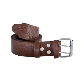 Heavy Duty Scaffold 2'' Leather Tool Belt BBI Brown Adjustable Waist 30''-46''