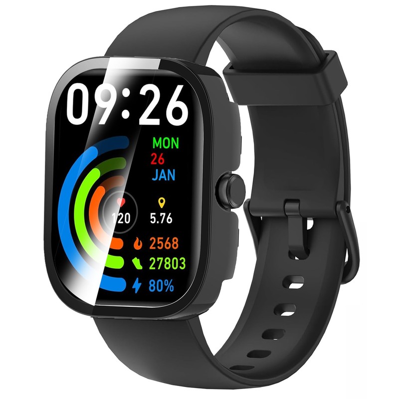 IDW25 Smart Watch Case,Lamshaw Hard PC Case with Screen Protector