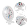 IWOWHERO 2Pcs Round Temperature Humidity Gauge for Refrigerators Humidifiers Indoor