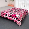 YISUMEI Military Camouflage Blanket Army Pink 150 x 200 cm