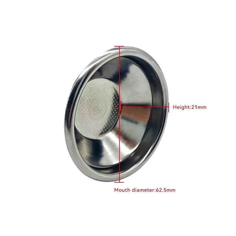 54mm Non Pressurized Filter Basket, Single Cup Sieve for Breville