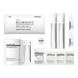 WithMoment Hotel Disposable Amenity Set: Shower Kit & Toiletries for Vending Machines 100 sets