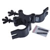 Sarknoah.Black Aluminum Pro Swivel Dual Coupler Clamp.Fits 2″ Tube 1100LB