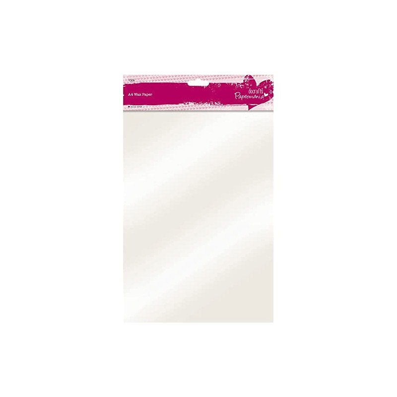 Papermania Wax Paper, White, A4