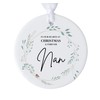 Nan Memorial Christmas Bauble, Remembering Nan At Christmas, Nan Remembrance