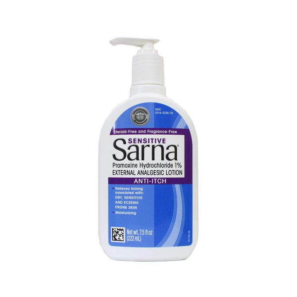 Sarna Sensitive Anti-Itch Lotion 7.50 oz