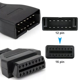 Unbranded GM 12 Pin OBD1 to 16 Pin OBD2 Convertor Adapter Cable For Diagnostic Scanner US