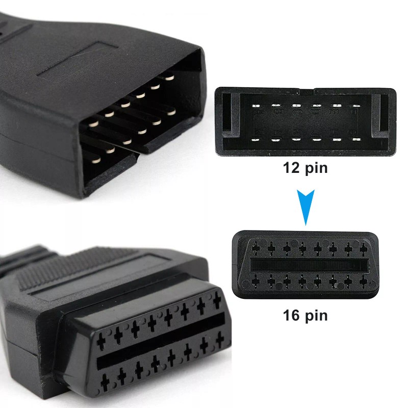 Unbranded GM 12 Pin OBD1 to 16 Pin OBD2 Convertor