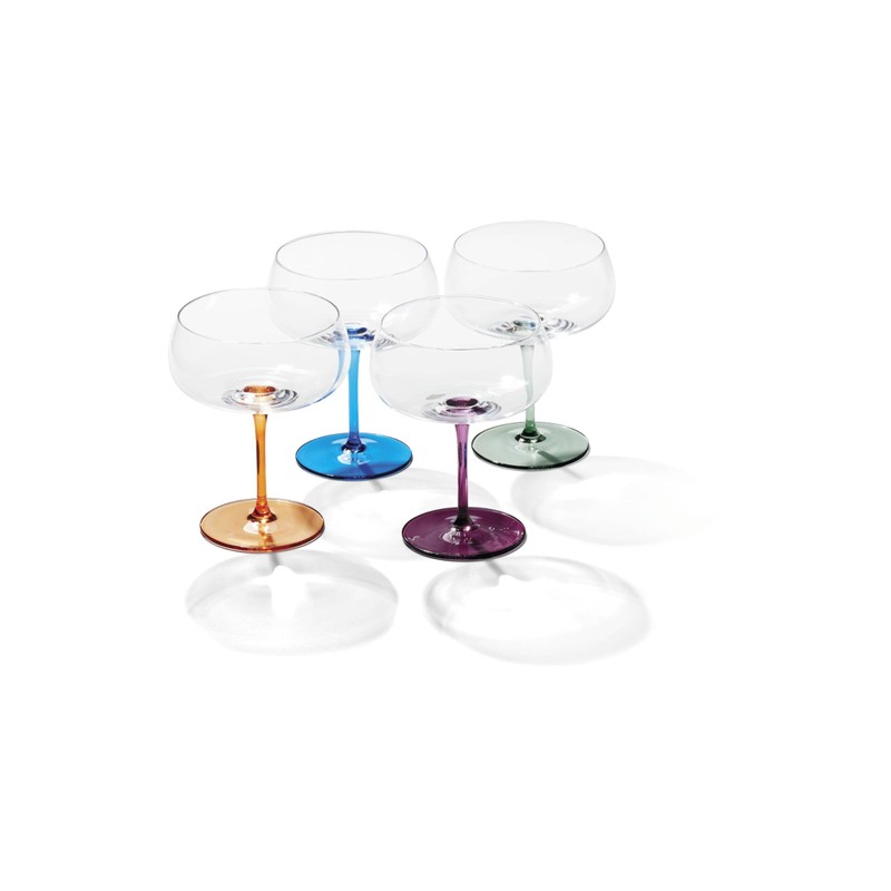 Oneida Bottoms Up Cocktail Glasses, Set of 4, 4 Count,