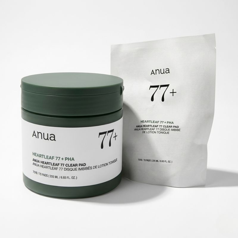 Anua 아누아 어성초 77 클리어 패드 70매 + 리필 70매