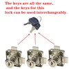 Cabinet Double Door Lock Cabinet Drawer Lock Safety Lock [Keyed