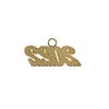 Endea Graduation Tassel Date Charm Gold Year (Gold, 2022)