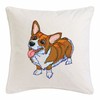 Reifen-Markt Kissenbezug 40x40cm SÜSSER Welsh Corgi Pembroke SCHAUT EINEM LIEBEVOLL