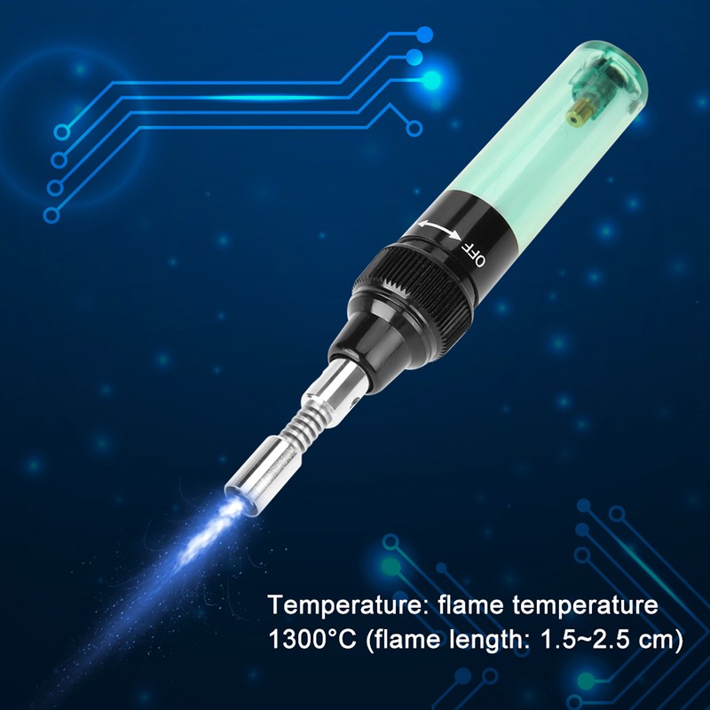 Gas Soldering Iron Pen Refillable Pure Butane Gas Solder Handheld