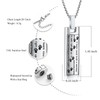 Oinsi Pet Urn Necklace for Ashes Stainless Steel Cremation Jewlery