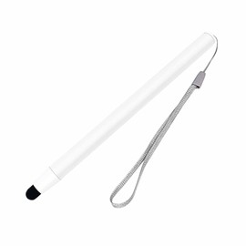 Telescopic Stylus Pen,2-in-1 Pointer Stick and Touch Screen Pen,Retractable and Extendable Pointer,Compatible with All Capacitive Screens for Teachers, Presenters,School-Extends 24.8'' (White)