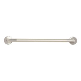 Seachrome 24" Wall Mount Grab Bar, 1 ¼" Diameter, Concealed Flanges, ADA Compliant, Peened with Satin Ends