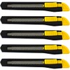 5 Small Safety Box Cutter Utility Knife Retractable Snap off