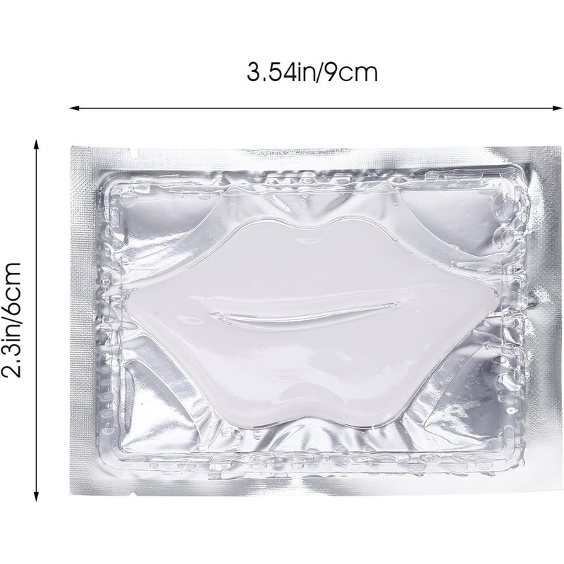25 Piezas Mascarilla de Gel para Labios Hidratante Portátil para
