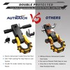 AUTMATCH Shackle Hitch Receiver 2" with 3/4" Mega D Ring