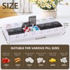 Geepen 7 Day Pill Organizer, Weekly Pill Organize Case, 14
