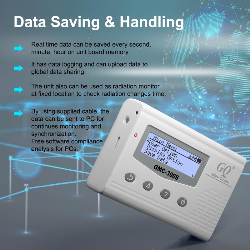 GQ GMC-300S Digital Nuclear Radiation Detector Monitor Meter Geiger Counter