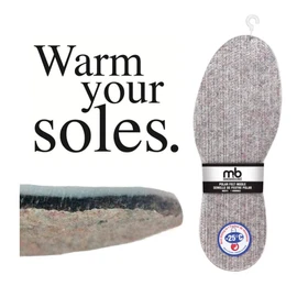 Moneysworth and Best Polar Men's Warmth Down to -25c Felt Insole, 9