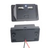 Car USB Socket with Cap, Dual Port Quick USB Charge