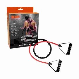 IBF Iron Body Fitness Resistance Band, Exercise Cord with Protective Sleeve - Light Resistance