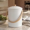 Beautiful Kitchen Compost Bin with Smell Proof Lid - Rust