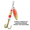 AIMALL 30PCS Spinner Fishing Lure Set with Treble Hooks 2.4in
