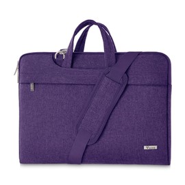 Voova Laptop Bag 13 13.3 14 Inch Notebook Shoulder Bag Notebook Bag Shoulder Bag Carry Bag Lightweight with Hidden Handle for Laptop 13.3 Purple