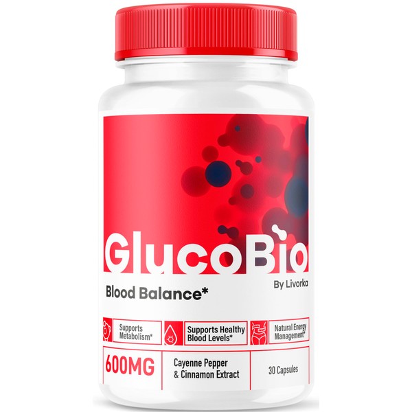 GlucoBio Capsules - Official Gluco Bio Support Pills, Advanced Formula