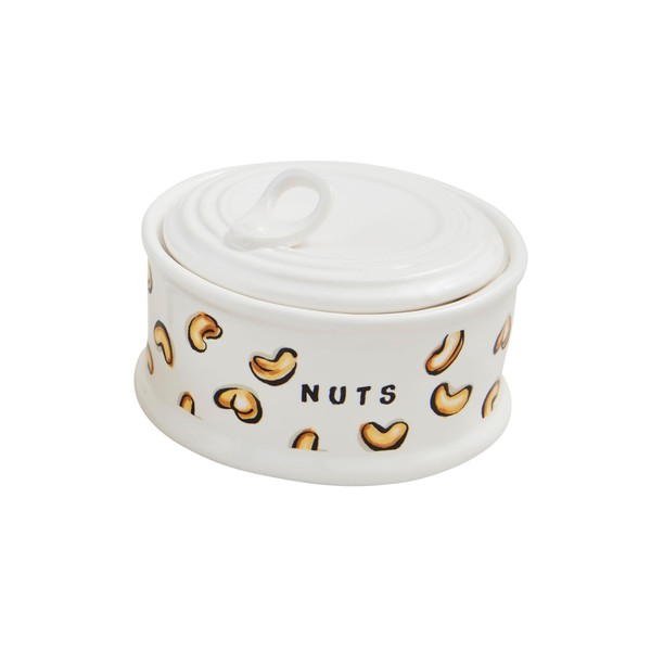 Mud Pie 3" x 4 1/4" Dia Snack Tidbit, White