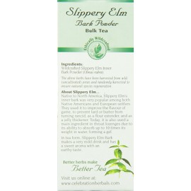 CELEBRATION HERBALS Slippery Elm Bark Pwd Wc 65 gm, 2.29 ounce