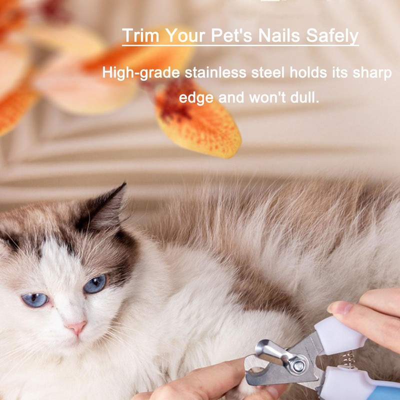 Pets Nail Clippers and Trimmers-with Safety Guard to Avoid Overcutting,