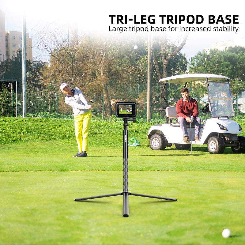MAIRAN Golf Monopod Selfie Stick, 67.3" Monopod and Tripod Selfie