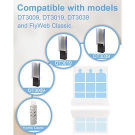 40 Pcs Refills Glue Cards Replacement Sticky Pads for Dynatrap DT3009 DT3019 DT3039 Indoor Insect Mosquito Trap Replacement 230093 StickyTech Glue Boards