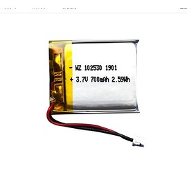 3.7V Polymer Lithium Battery 102530-700mah Driving Recorder Beauty Equipment Electronic Gift Battery