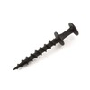 Hangman Double-Headed Bear Claw Screws for D-Rings/Wire- Black (BCD-25)