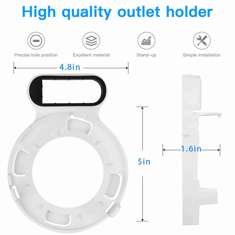Wall Mount Router Bracket Plastic WIFI Router Outlet Holder for