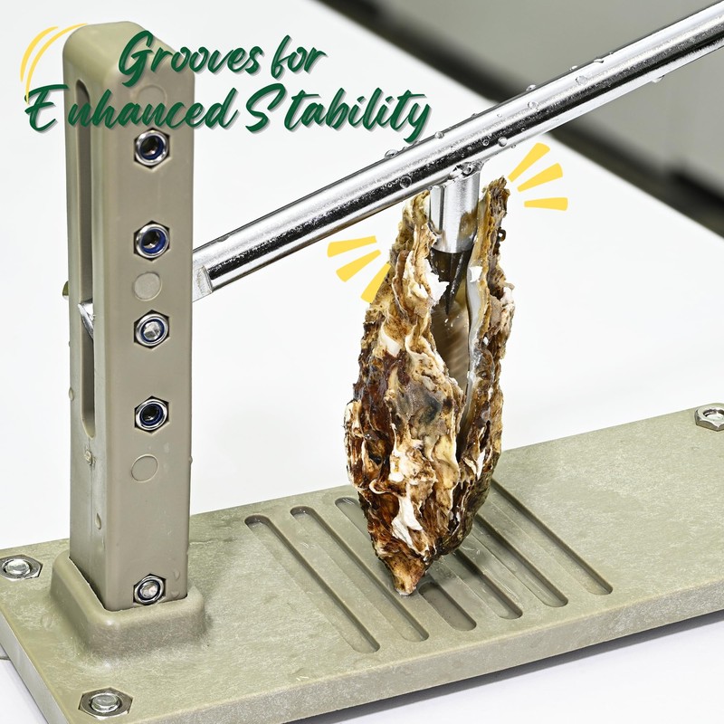 Oyster Shucker Tool Set, Oyster Clam Opener Machine, Stainless Steel,