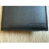 Coach Brand NEW Black Leather Passport Case/Holder 93604