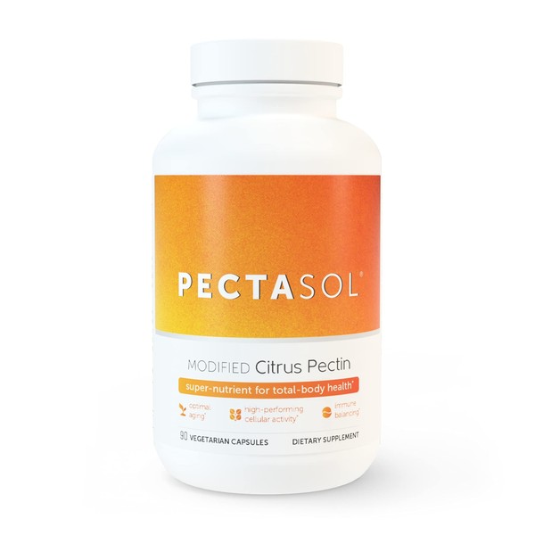EcoNugenics - PectaSol Modified Citrus Pectin - 90 Capsules - Cellular Health & Immune System Supplement - Maintain Healthy Galectin-3 Levels - Cardiovascular Support