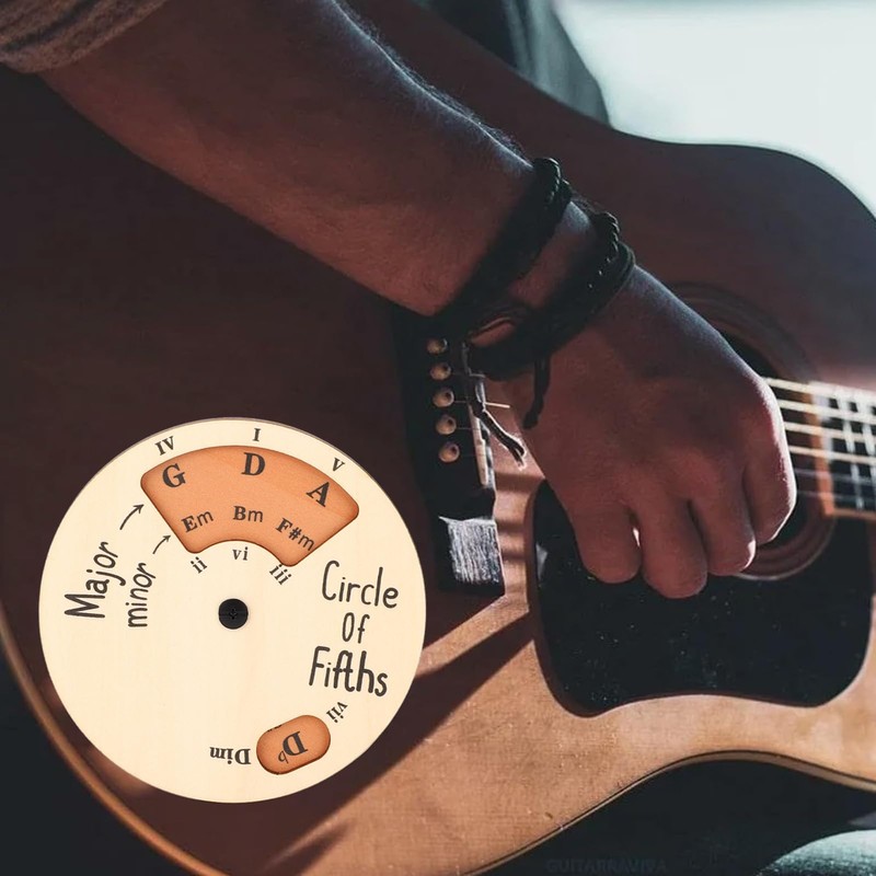 Wooden Melody Tool - Five Degree Wheel Music Skills -