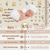 Winnie Baby Milestone Blanket, Pooh Blanket Growth Chart for New