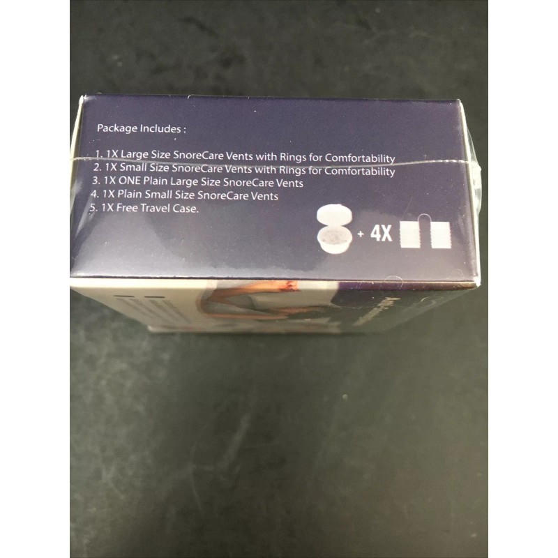 SnoreCare Anti Snoring Device Nose Vents 2 Large Sets 2