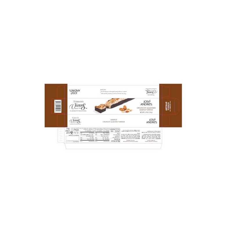 José Andrés Crunchy Almond Nougat, 5.29 oz